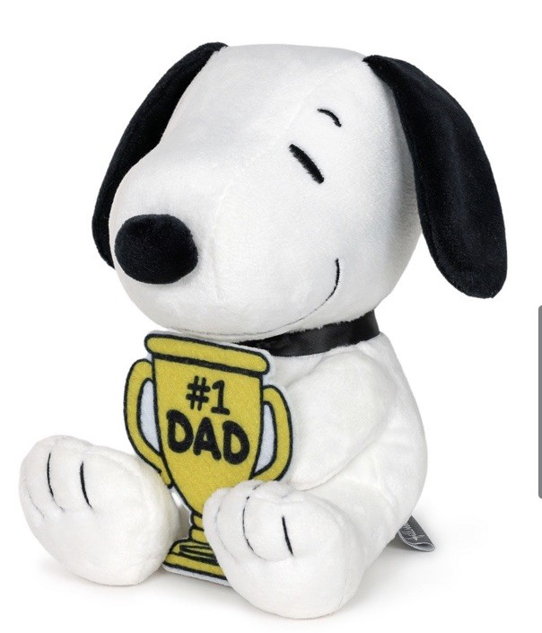 Father’s Day Snoopy Plush – #1 Dad Trophy Cute Gift Peanuts By Hallmark NWT