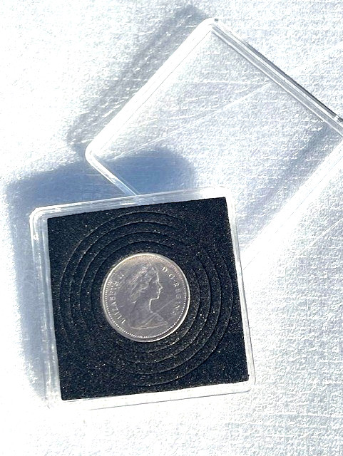 Birthday Present 40th , Unusual Gift 1986 Canadian Birth 5 Cent Coin