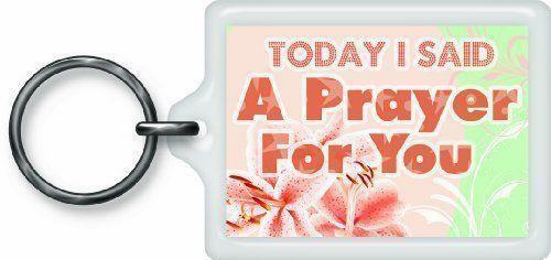 Today I Said prayer Sentimental Keyring – Birthday Christmas Religious New Gift
