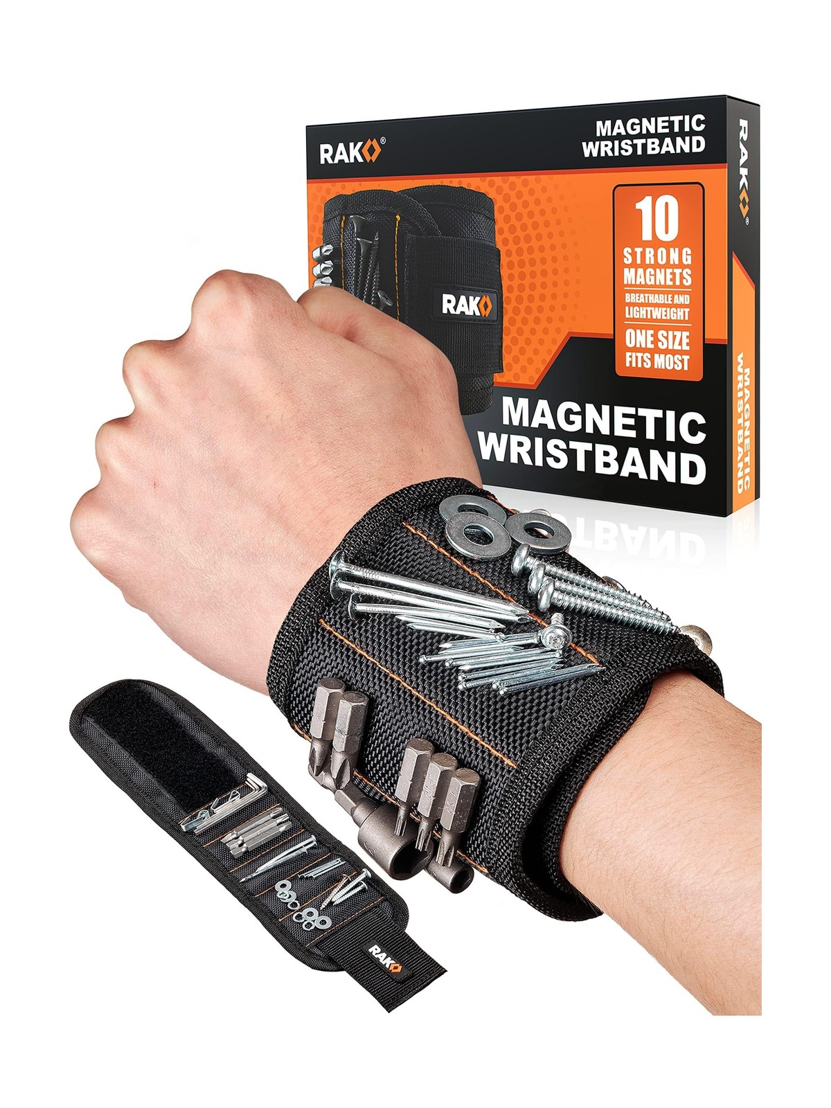 RAK Magnetic Wristband for Tools – Premium Tool Belt for Holdin… FAST USA SHIP