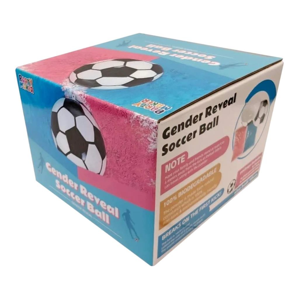 Gender Reveal Soccer Ball Kit Explosion Powder Baby Shower Party Sports AU