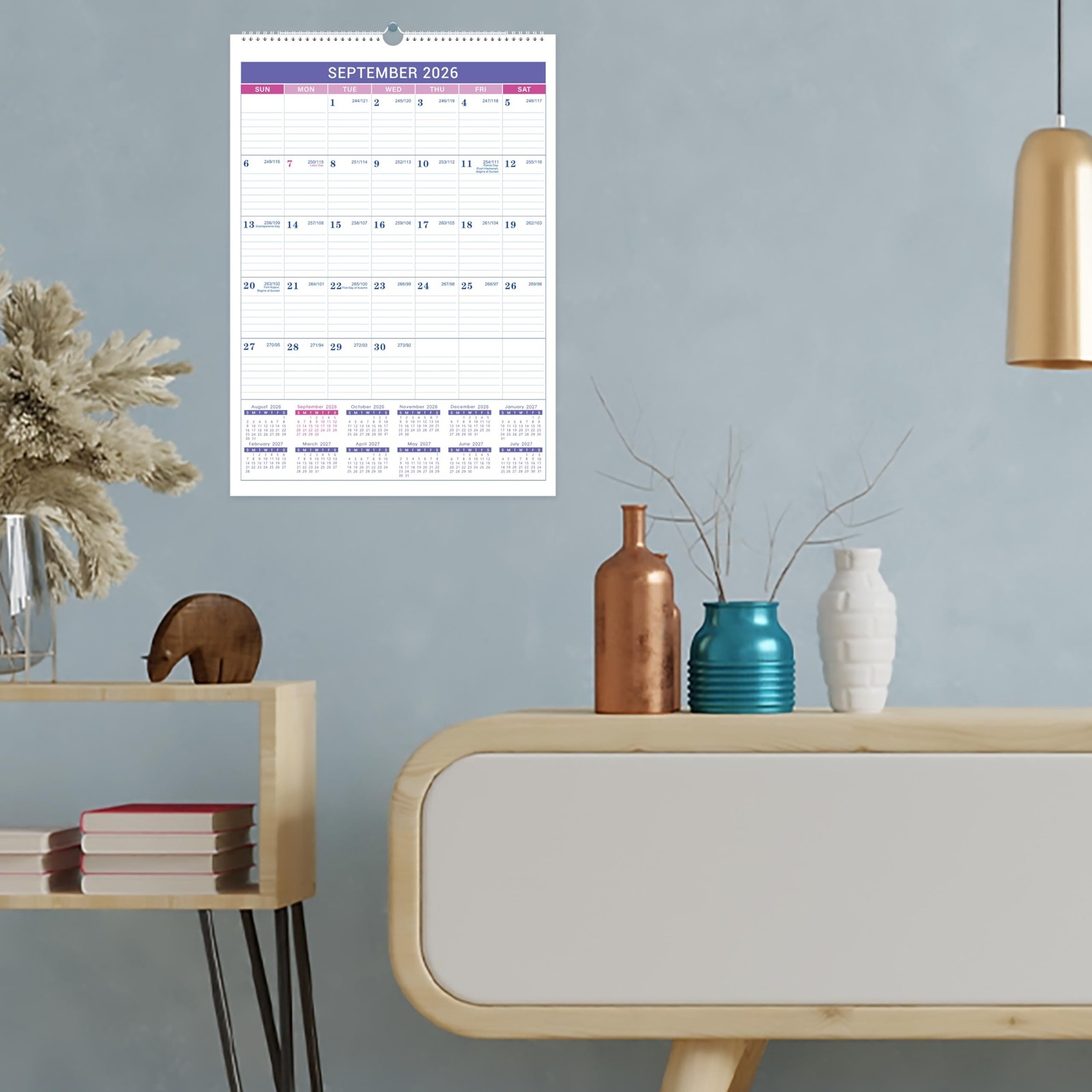 2026-2027 Wall Calendar – July 2026 – December 2027, 2026-2027 Calendar, 18 M…