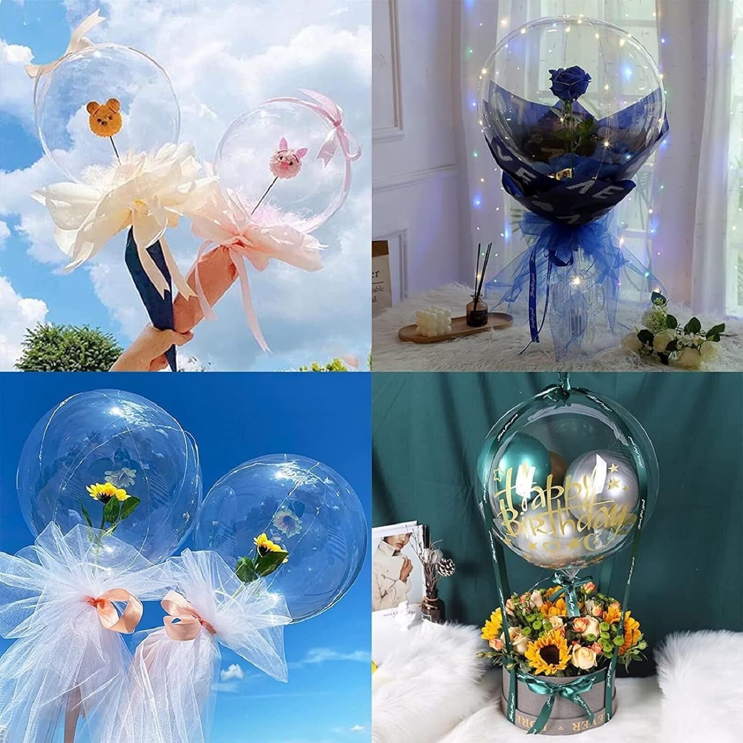 Balloons Filling Machine for Stuffing Gift Rose Plush Toy Balloon Bouquet Party