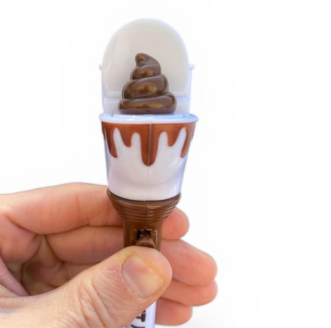 12 POOP HAPPENS PENS Toilet Seat Pop Up Crap Emoji Office Gift Prank Poo GaG Toy