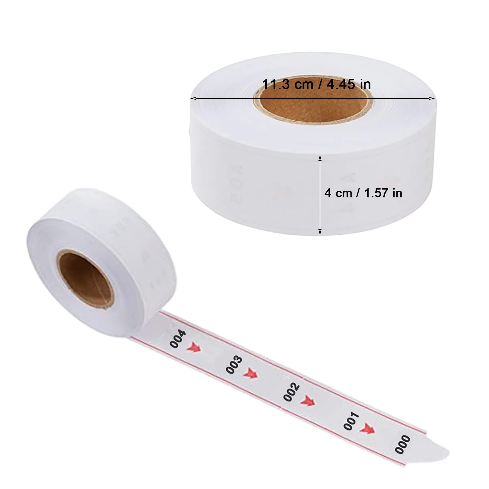 Take A Number Tickets 5 Rolls Of 3 Digits For K-t Ticket Dispenser Que