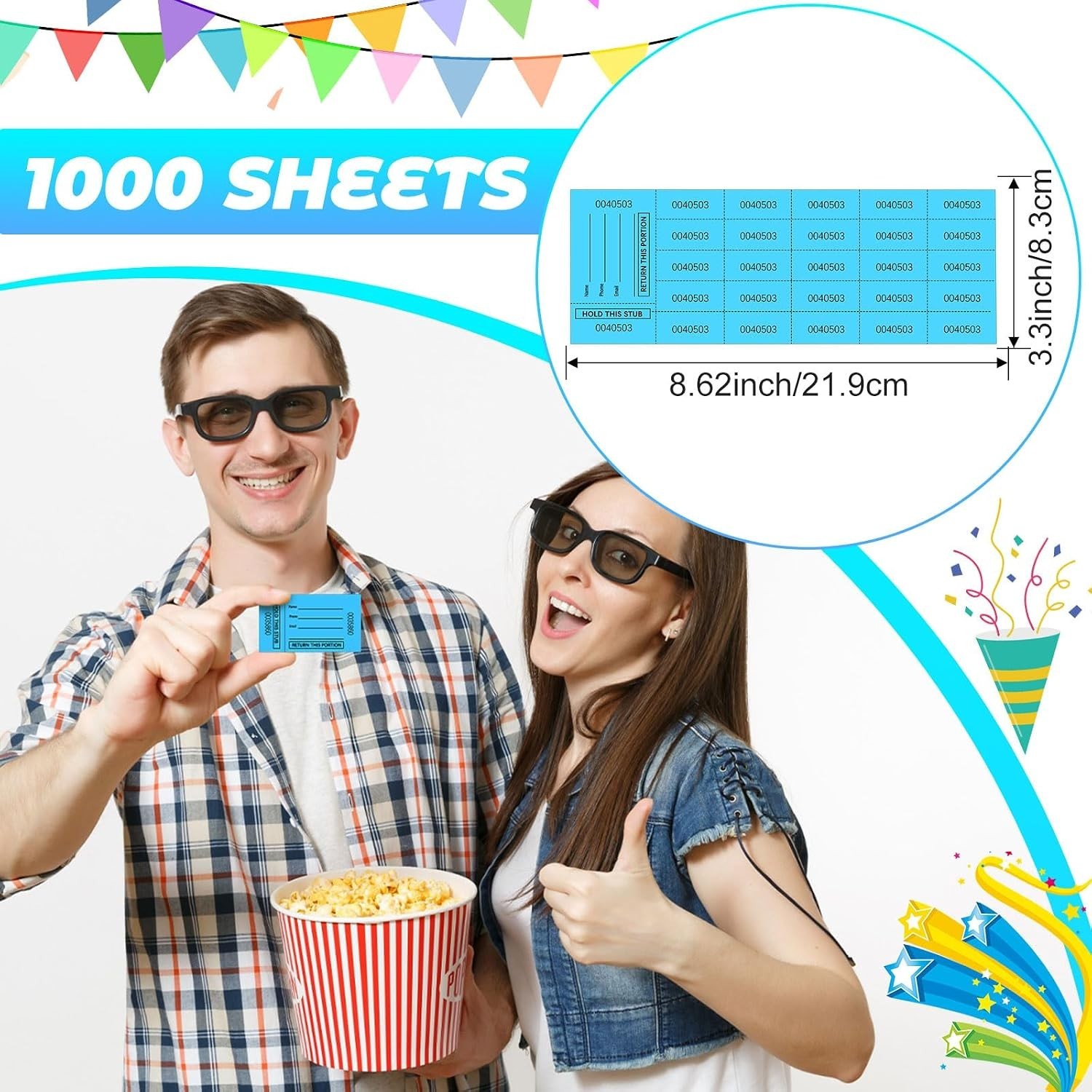 1000 Sheet 25 Bid Raffle Tickets Chinese Auction Tickets Sheets Auction Fundr..