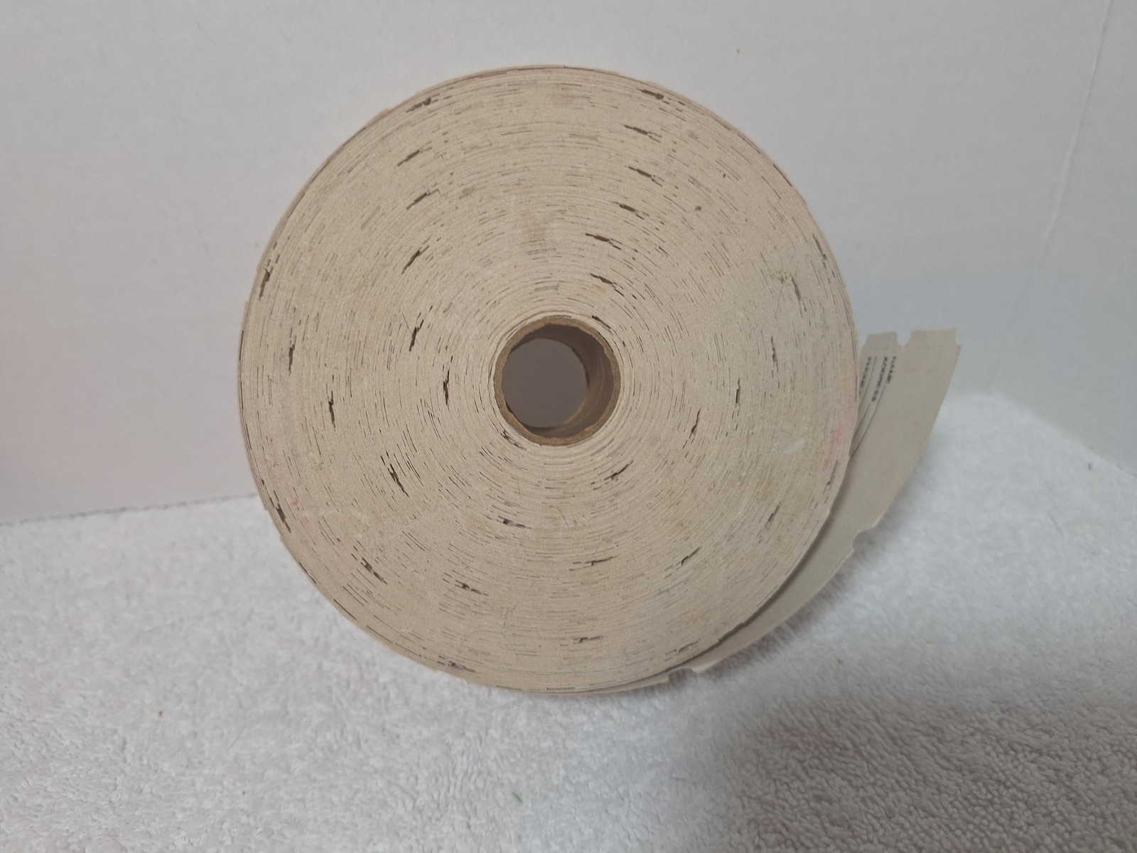 Raffle Tickets Double Stub Roll Of 2000 Light Gray New
