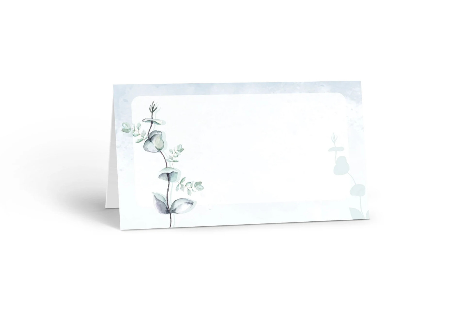Floral Eucalyptus Place Cards – 25 Place Cards – Party Place Cards -B77542