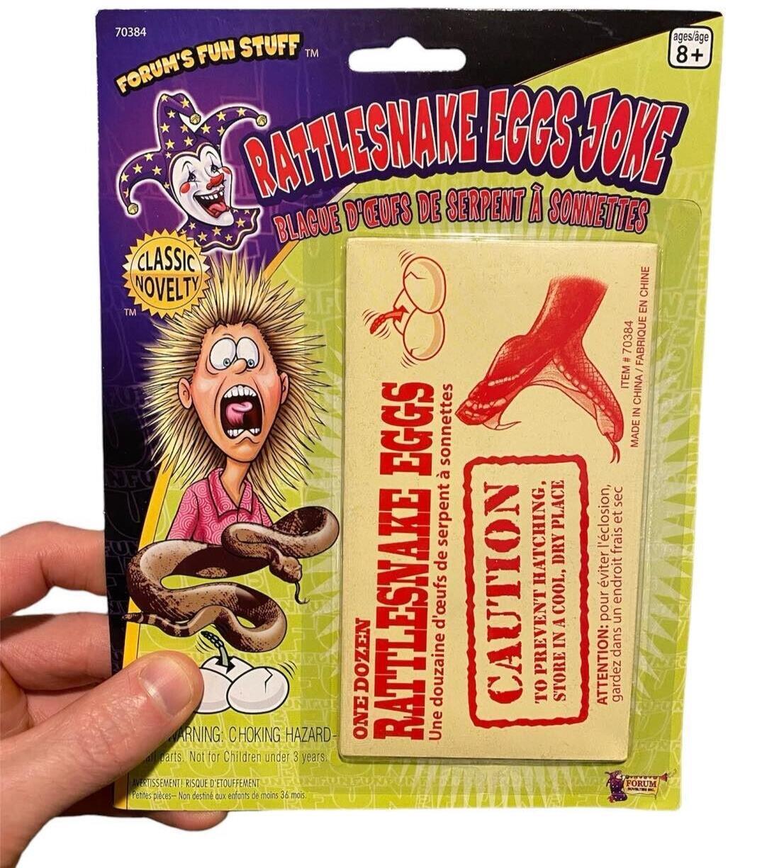 1 RATTLESNAKE EGGS JOKE Envelope – GIFT GIVING RETAIL PACK – Trick Prank Gag