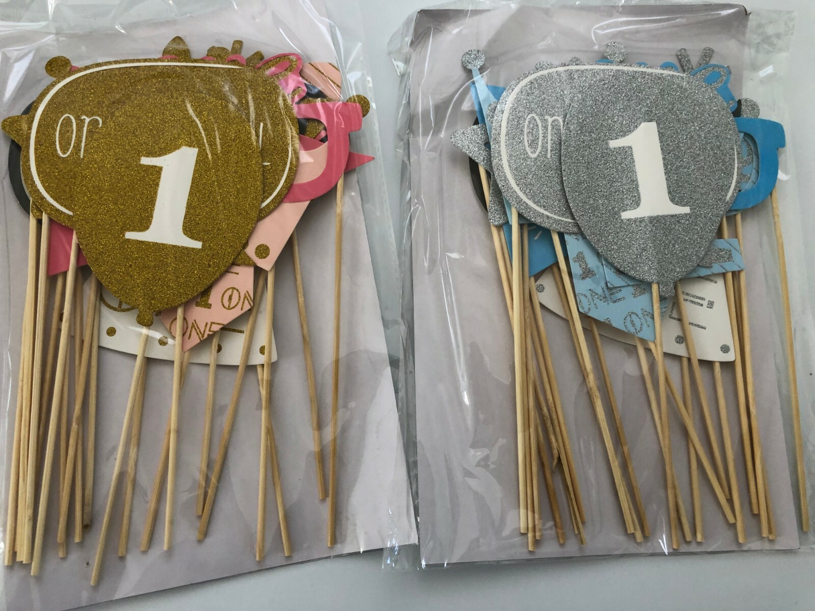 Boy Or Girl Baby 1st 1 Year Old Birthday Party Photograph Booth selfie Prop Game