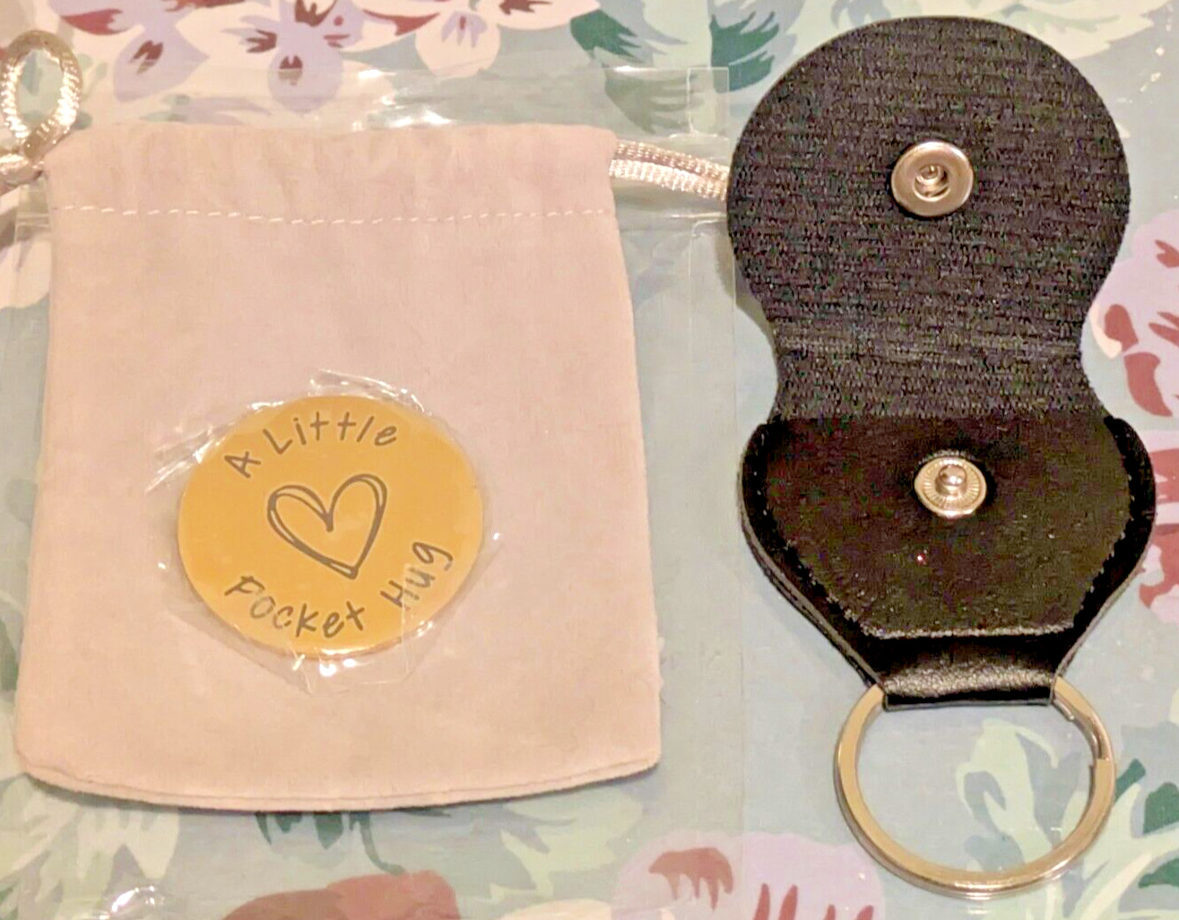 💎 A Little Pocket Hug Token w/ Pouch Inspirational Little Keepsake Gift – Son