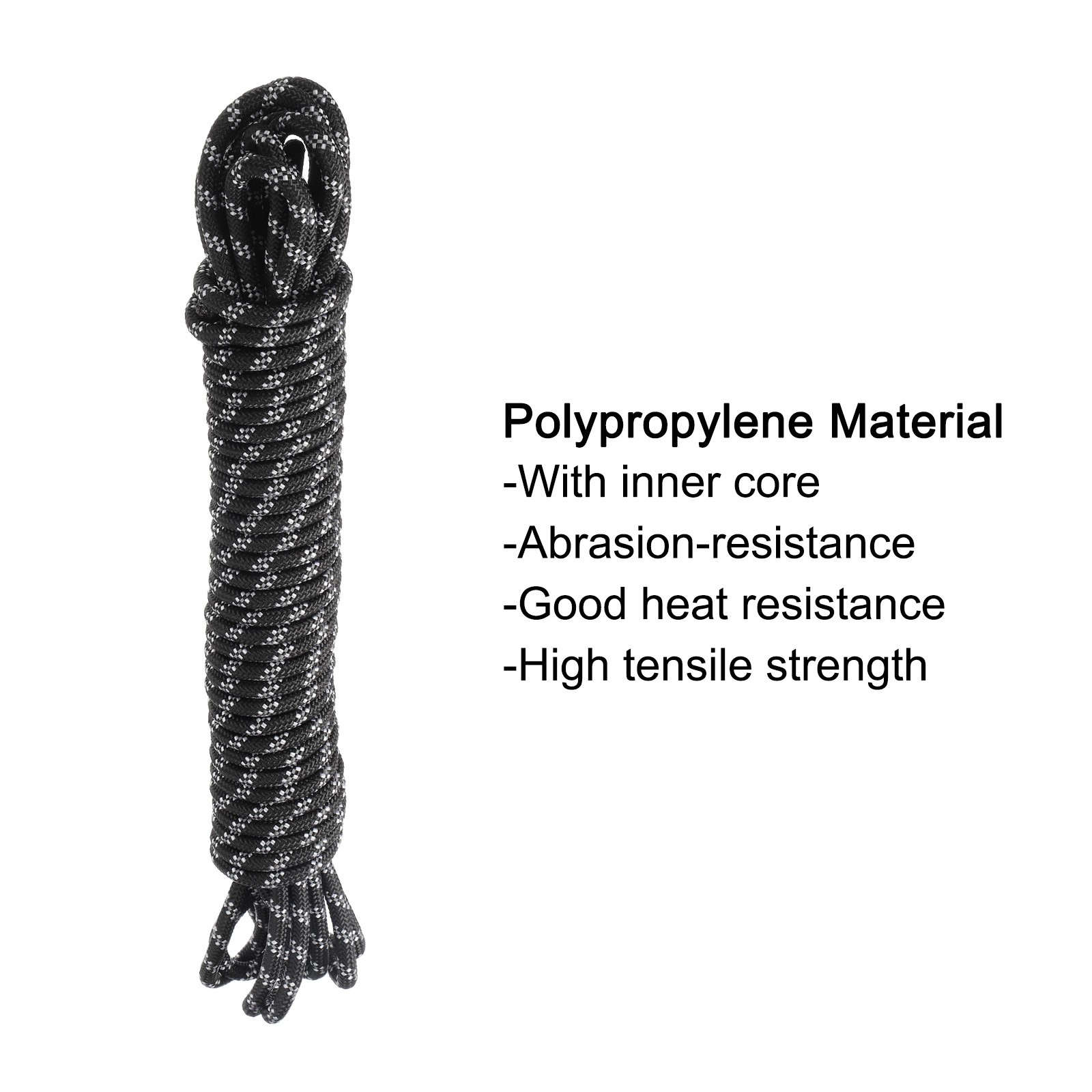 Polypropylene Rope 3/8″ 15m Black