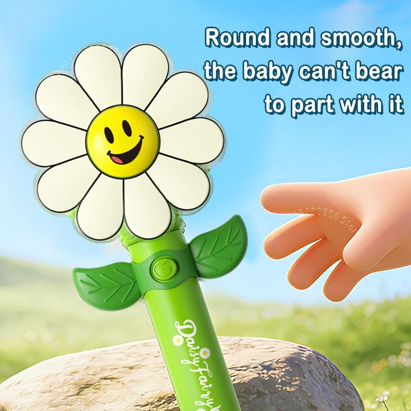 Smile Pinwheel Bubble Wand Automatic Blower LED Light-up Kids Outdoor Part