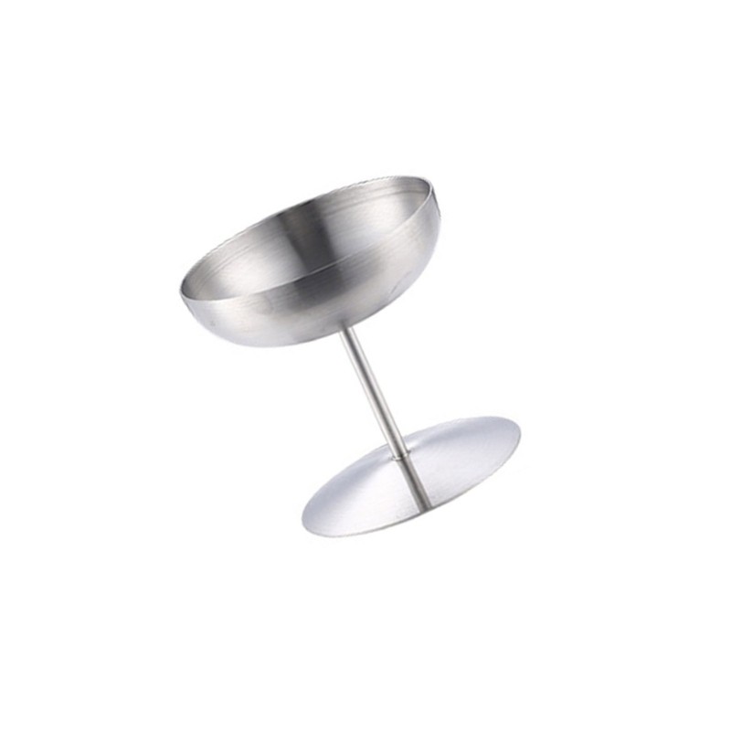Footed Metal Fruit Cup for Wedding Display, Candy, and Party Use