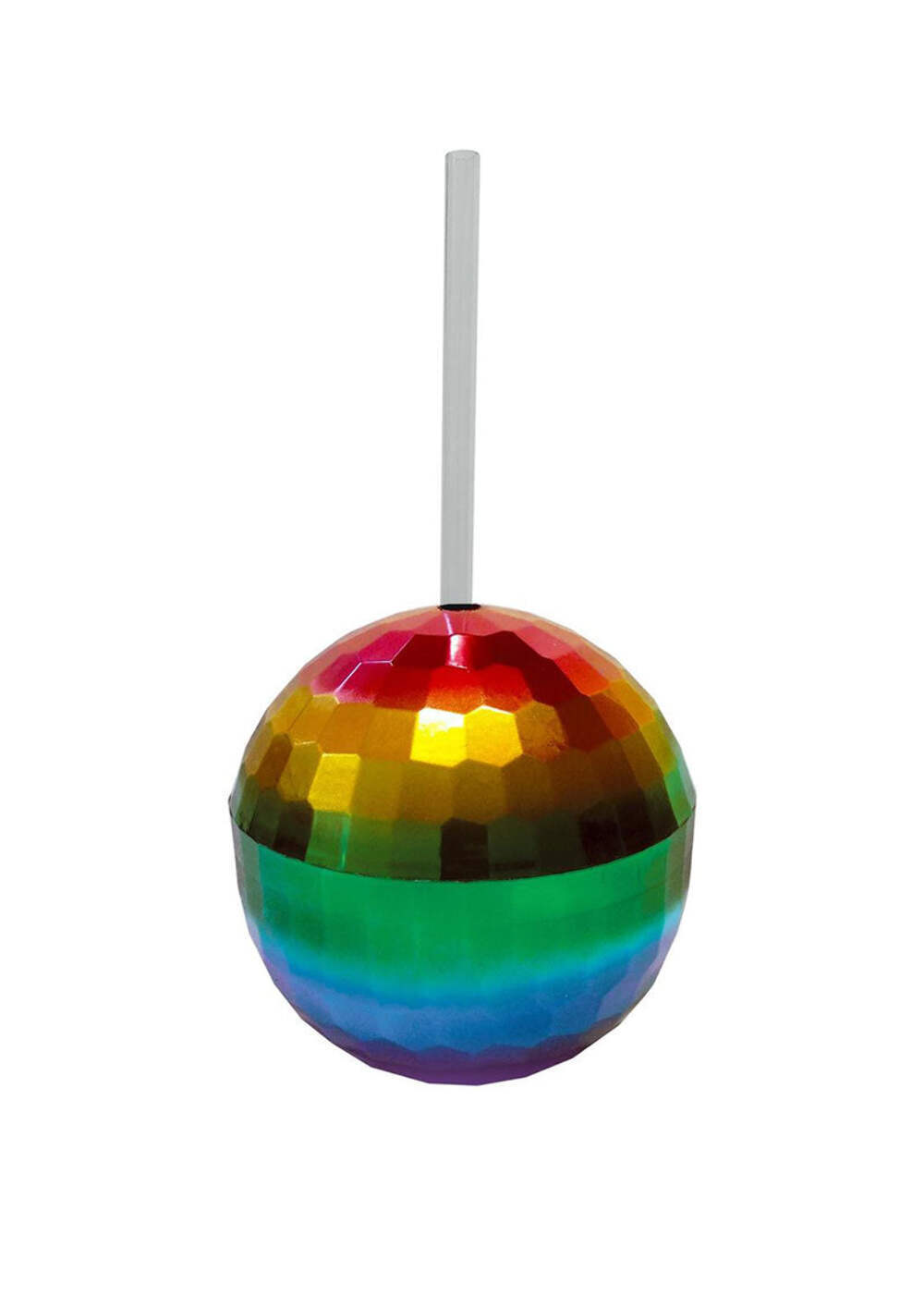 Rainbow Disco Ball Cup