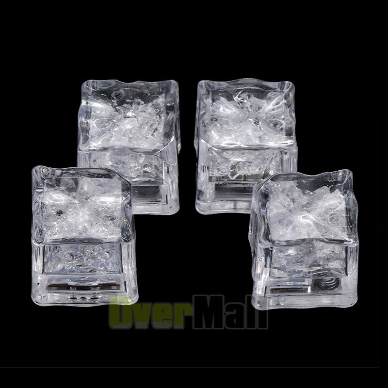 4-120x Light Up Ice Cube for Drinks Multi-Color LED Ice Cubes for Ice Cube Light