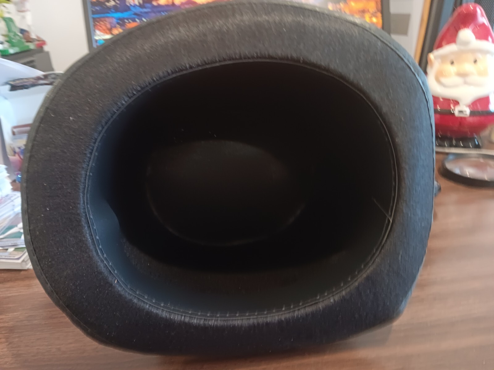 11″ x 10″ BLACK PARTY TOP HAT WITH BLACK BAND, NEW YEAR’S EVE/MASQUERADE