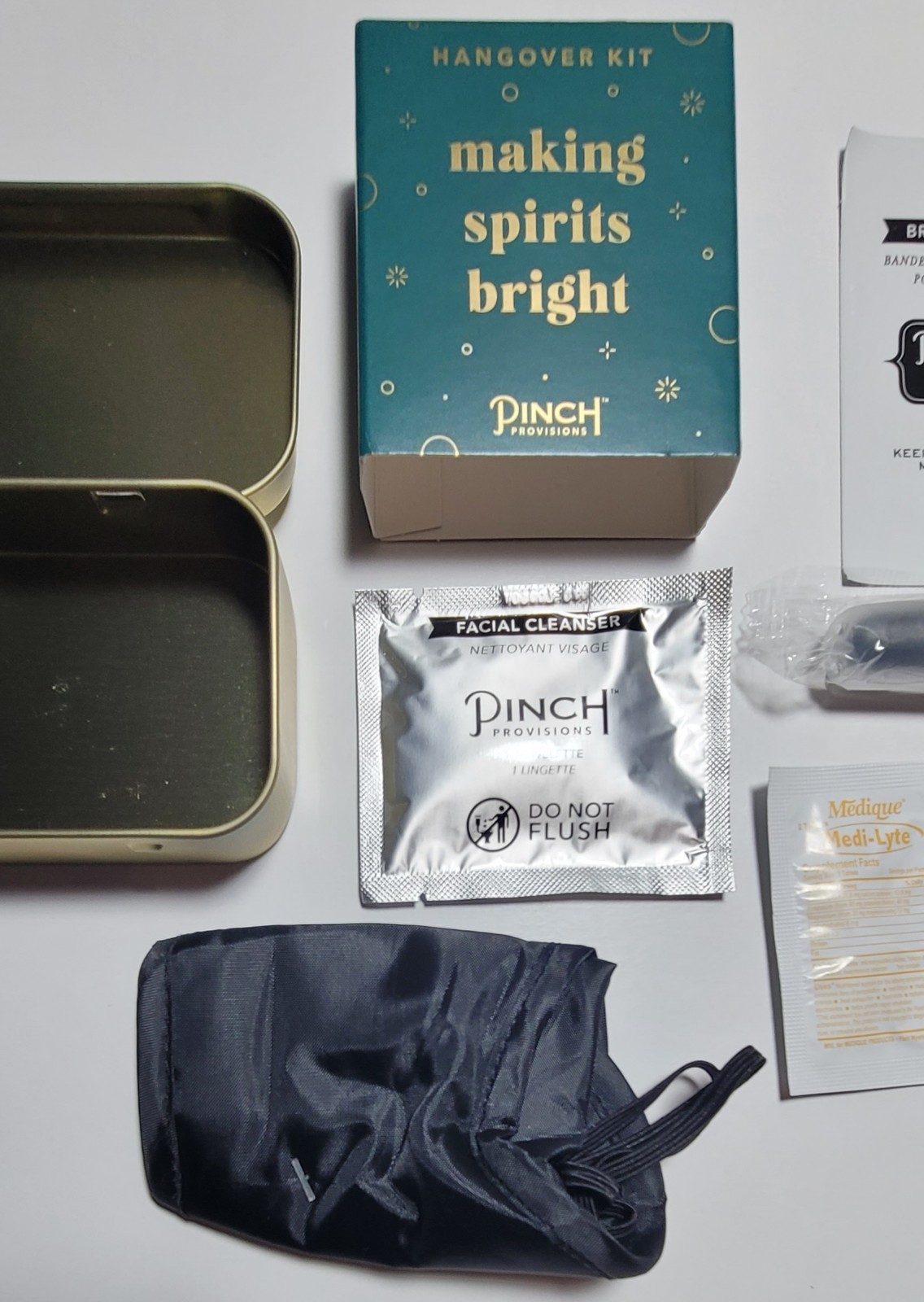 Pinch Provisions Hangover Kit Making Spirits Bright Pain Reliever Gag Gift Set