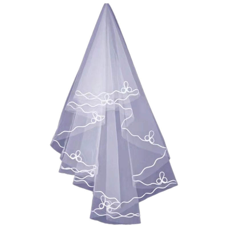 Bridal Veil Girl Simple Long Tulle Bachelorette Party Wedding Veil for Wedding