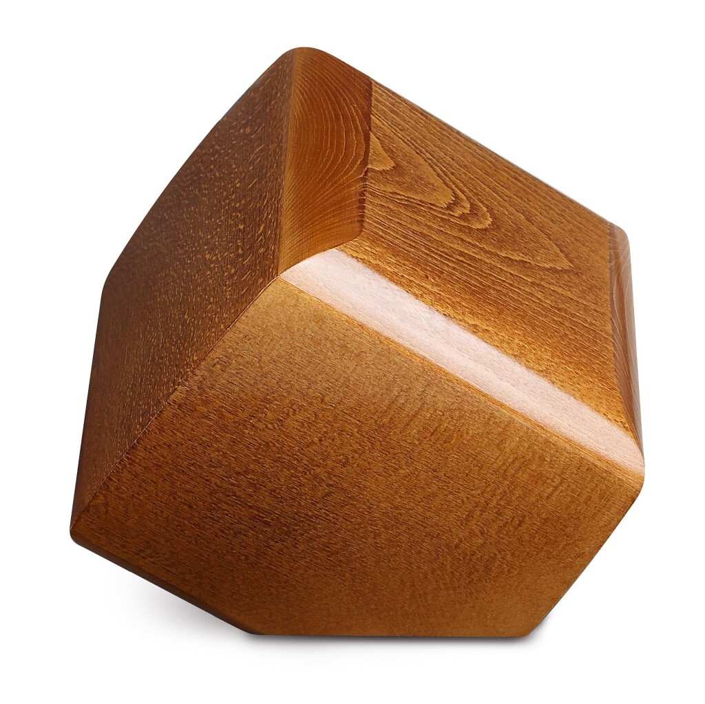 Solid Wooden Urn For Burial or For Home, Human Wooden Urn, Personalized Wood Urn
