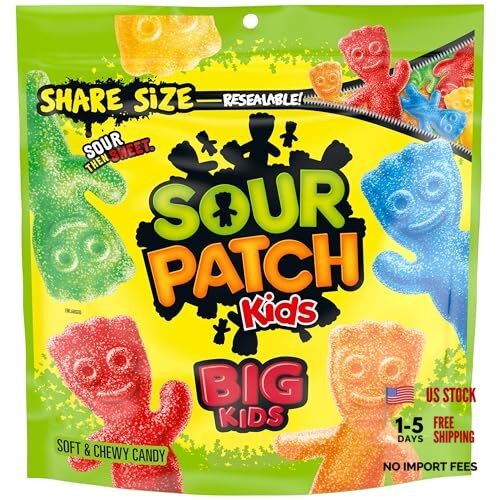 Big Kids Soft & Chewy Gummy Candy, Share Size, 12 oz 12 Ounce (Pack of 1)