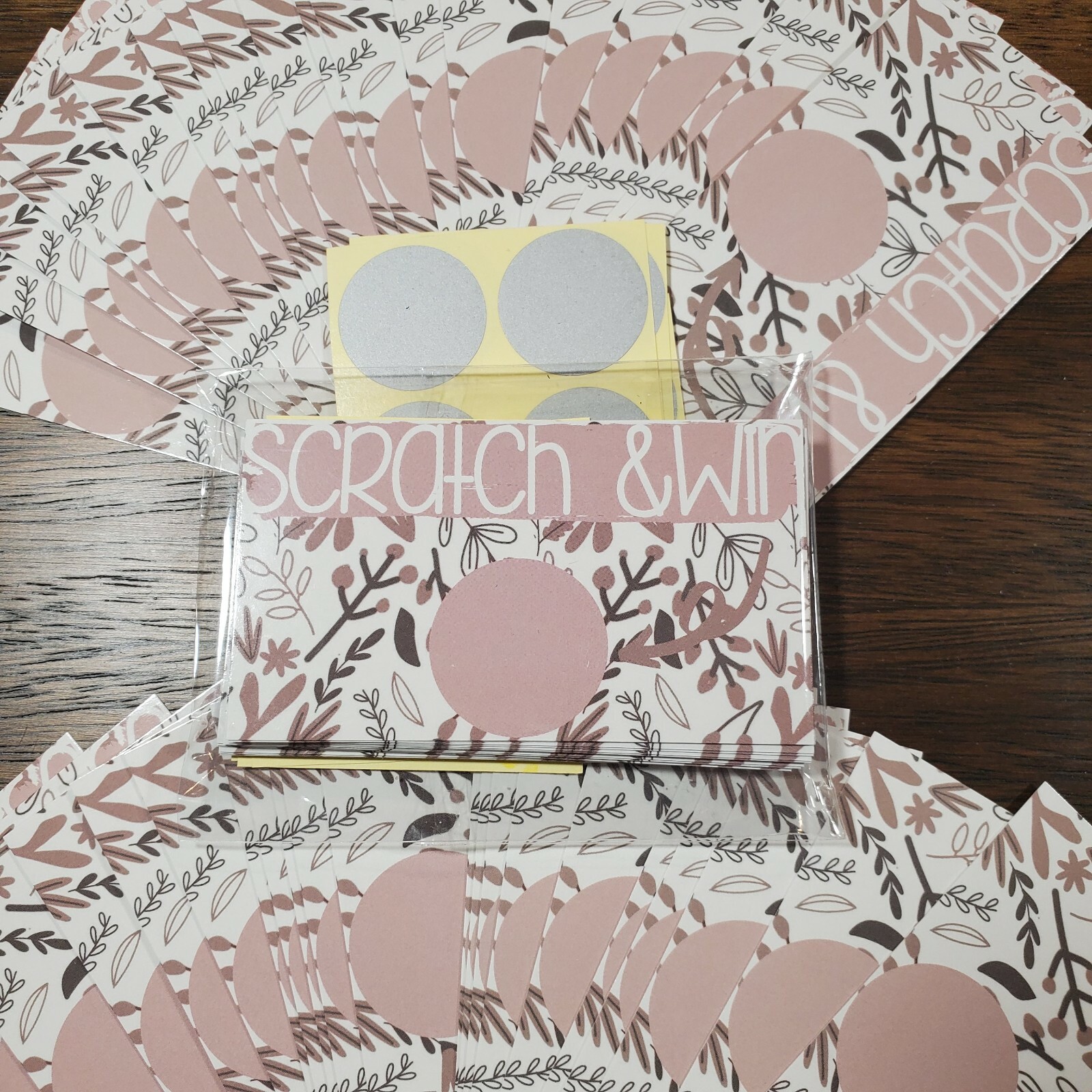 Gender Reveal-Birthday Party-Babyshower Bundle – Goodie Bags, Scratch & Win Card