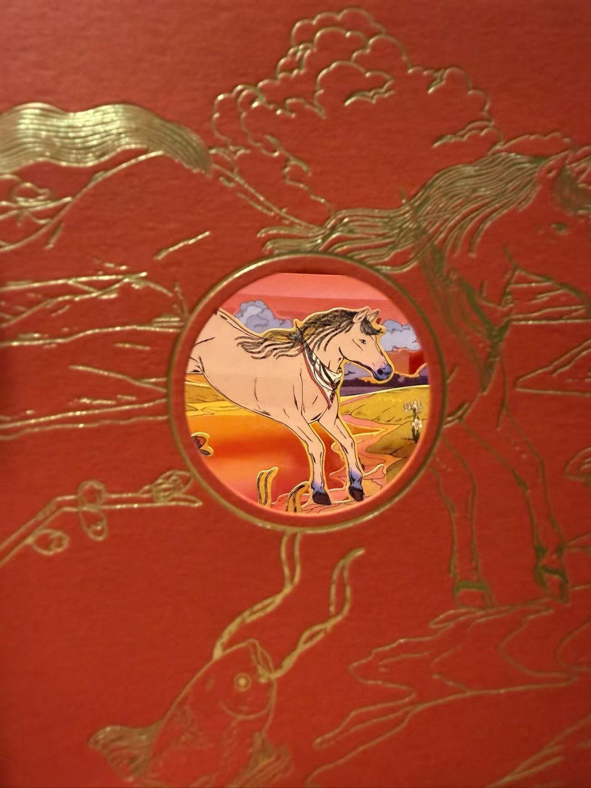 Authentic Hermes Limited Horse Chinese New Year 2026 Red Envelopes Pack of 10
