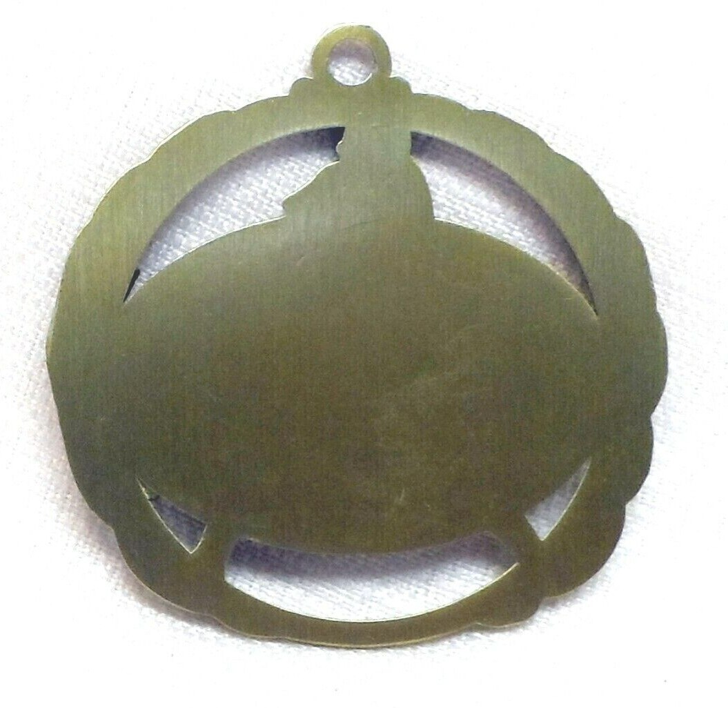 Lot of 19 Baseball Batter Embossed Brass Award Medallion Medal Trophy Metal