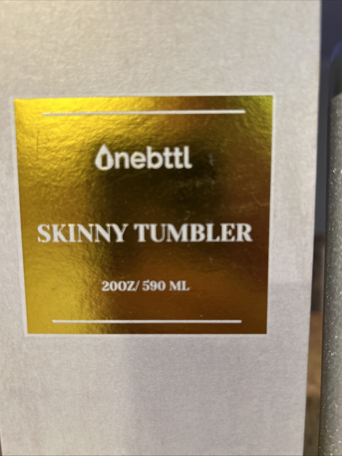 Skinny Tumbler 20oz 65 & Fabulous Onebttl brand