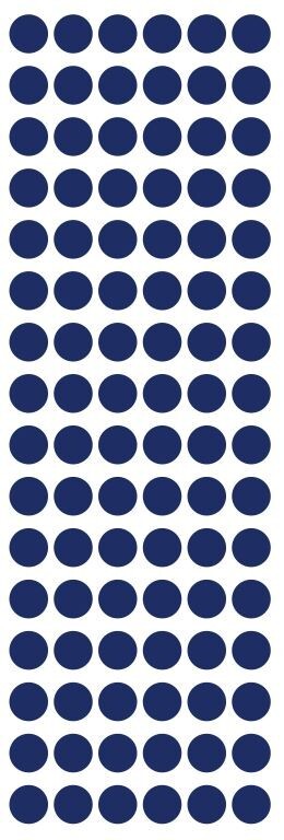 3/8″ Dark Blue Dots Round Vinyl Color Code Inventory Label Dot Stickers 3/8 Inch