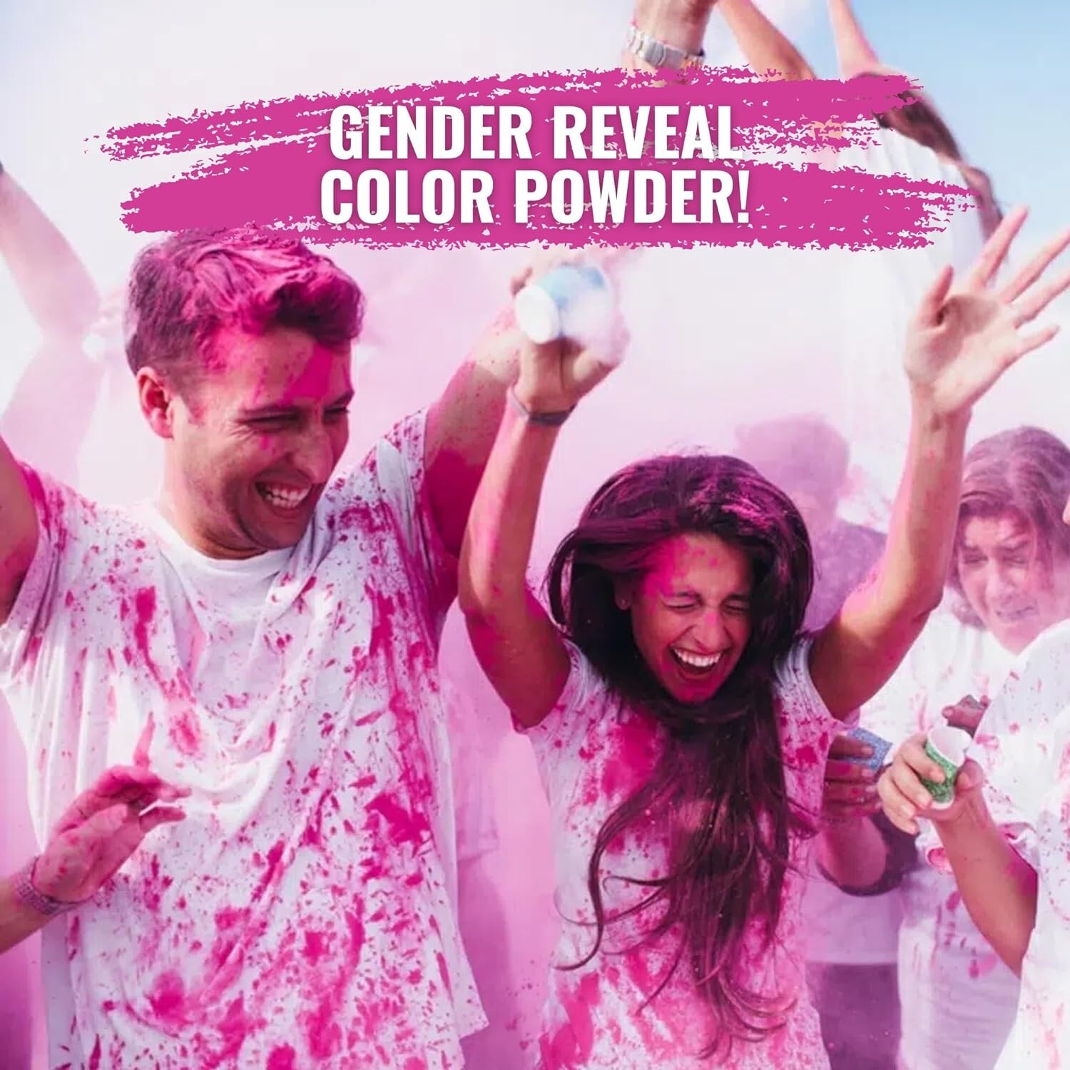 Color Blaze – 15lbs Pink Color Powder – Gender Reveal Baby Girl Color Run Holi
