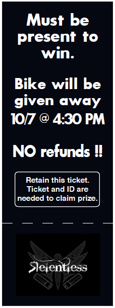 2,500 Printed Tickets, Custom Event Concert Raffle, Full Color, Numbered w/ Stub
