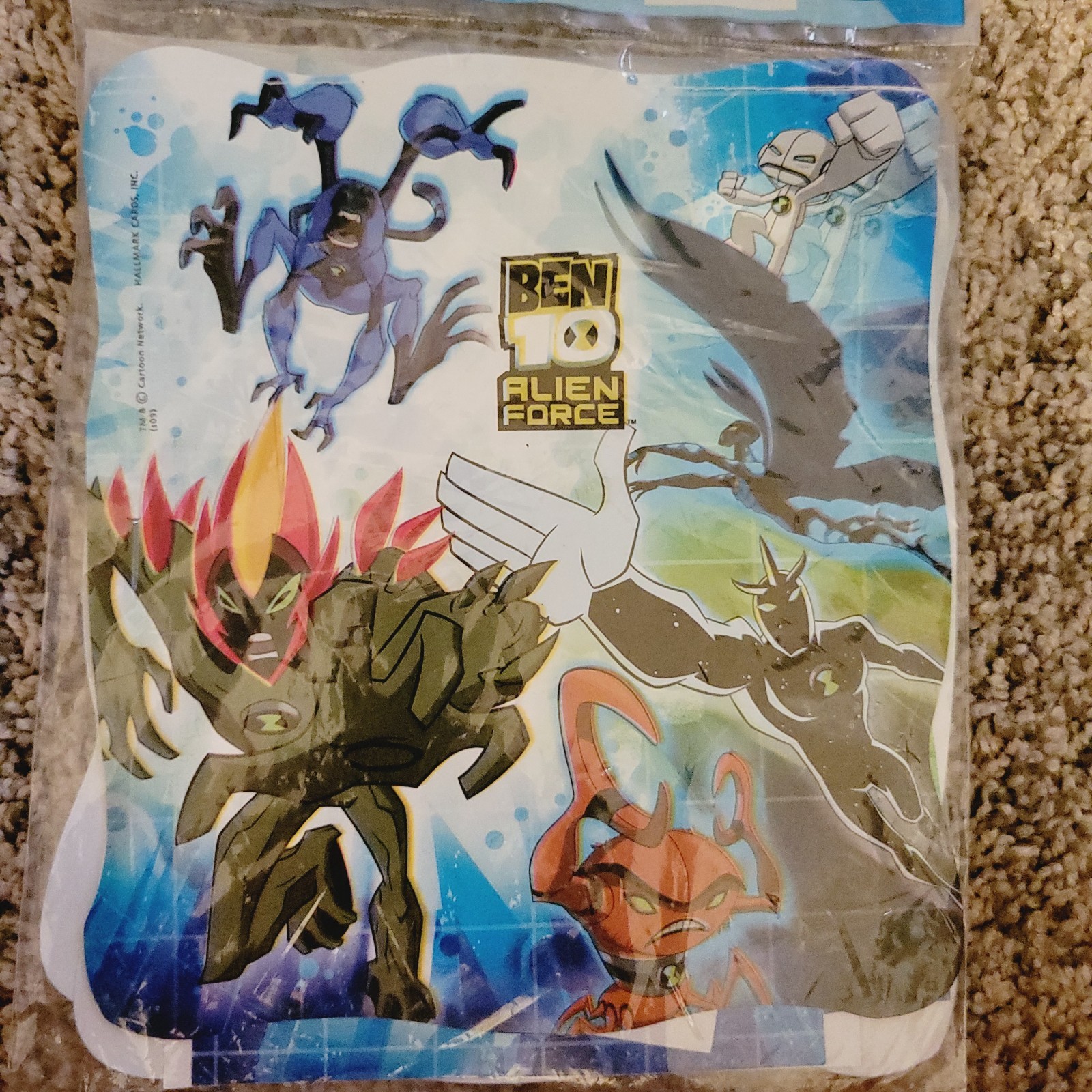 Lot 2 Cartoon Network BEN 10 ALIEN FORCE Happy Birthday Banner 8ft Decorations