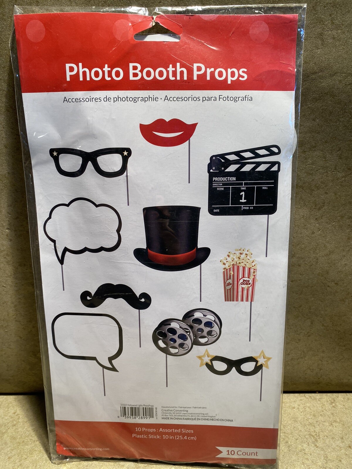 Creative Converting Assorted Photo Booth Prop Accessories