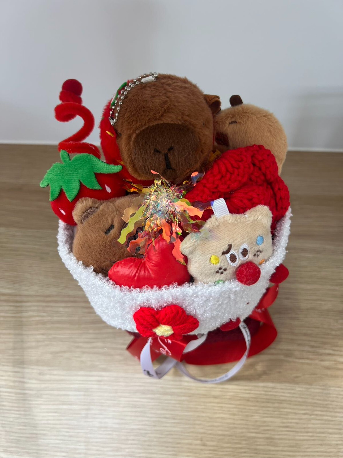 Festive Gift Plush Toy Bouquet, Christmas Present for Girlfriend or Family