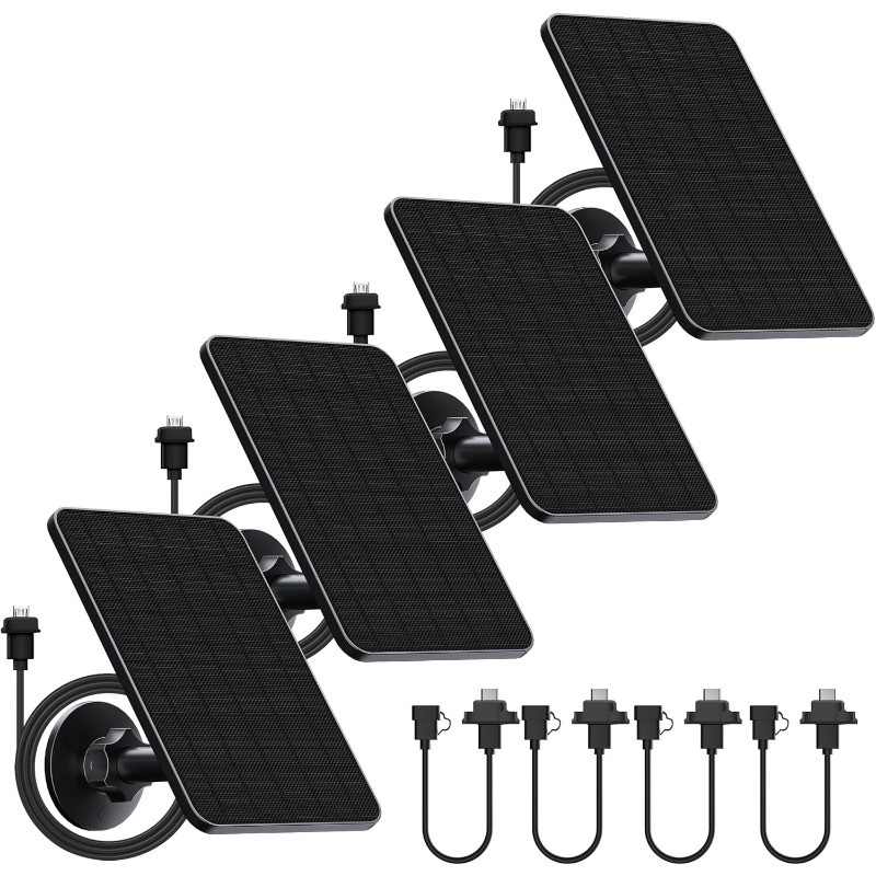 4 Pack Solar Panel for Blink Outdoor 4(4th Gen)/Blink Outdoor(3rd Gen) XT3