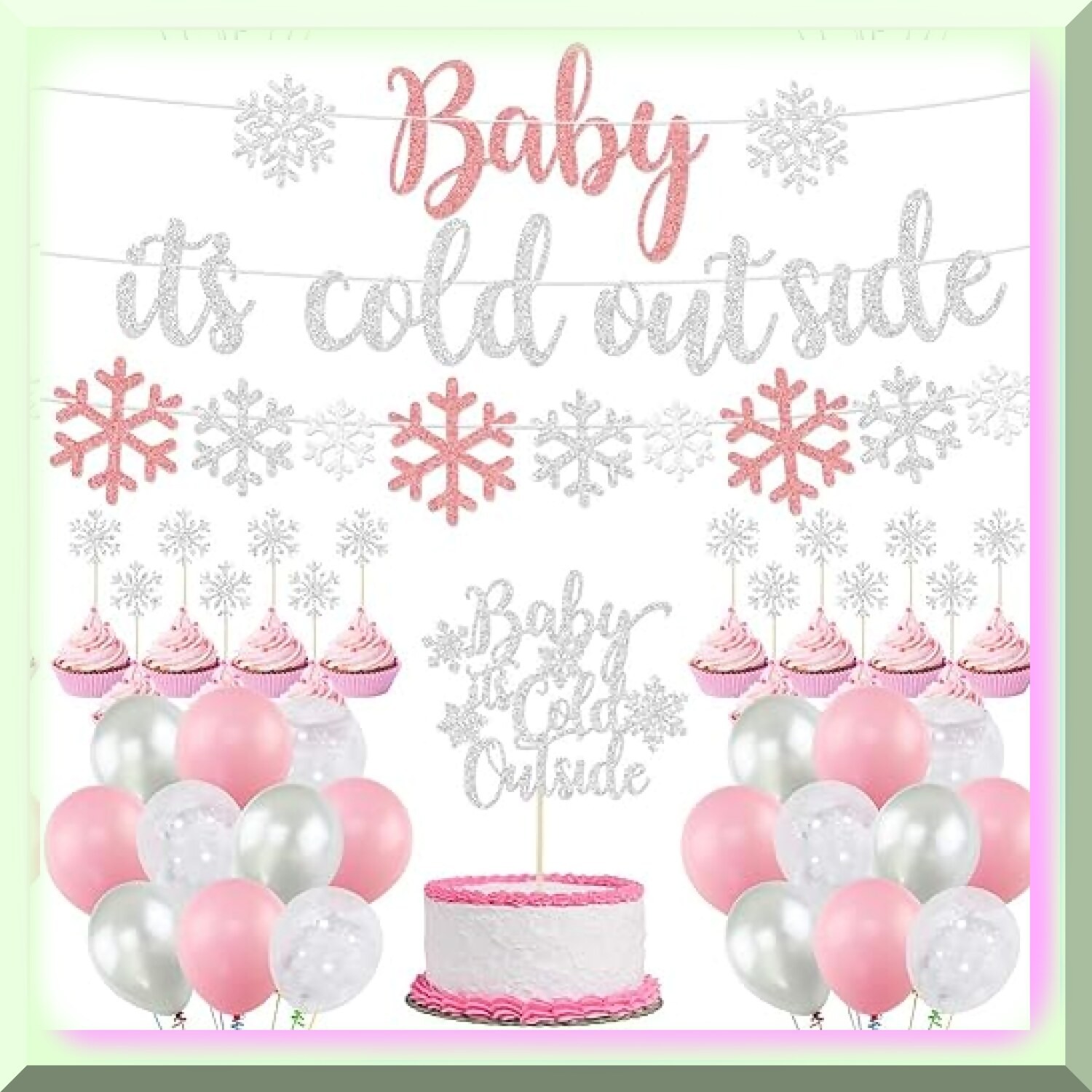 Winter Wonderland Baby Shower and Birthday Party Supplies