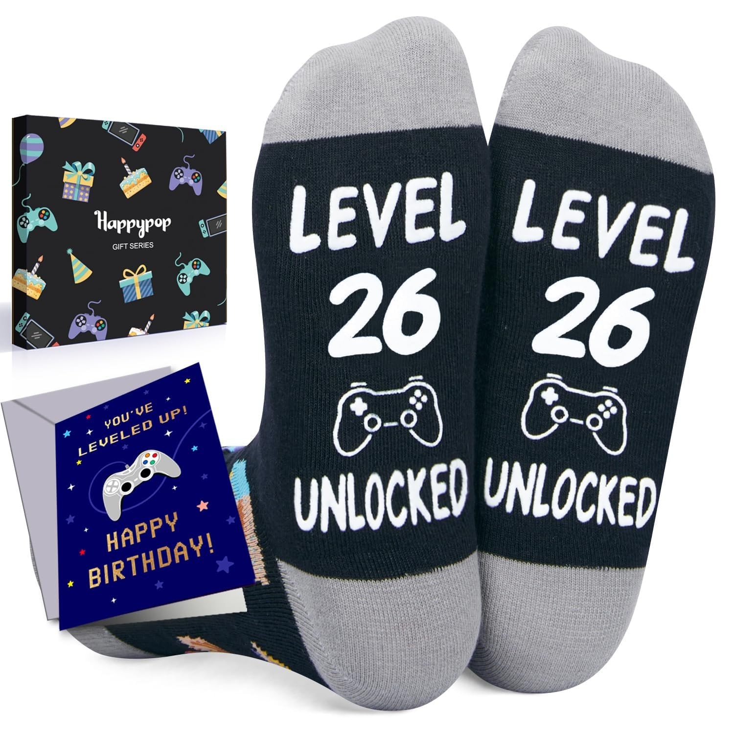 26th Birthday Gifts Ideas – Socks for 20 25 30 Years Old Birthday Gifts for Him