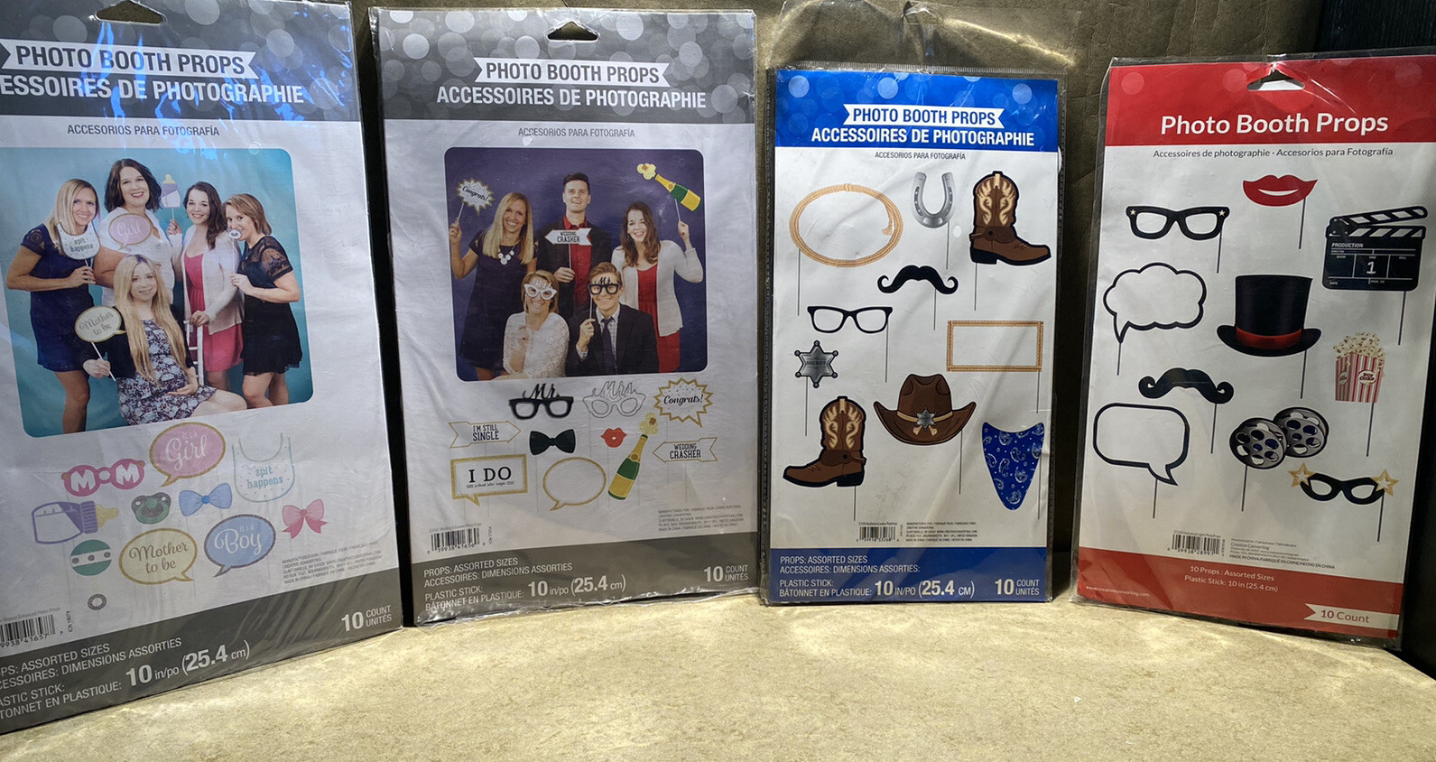 Creative Converting Assorted Photo Booth Prop Accessories