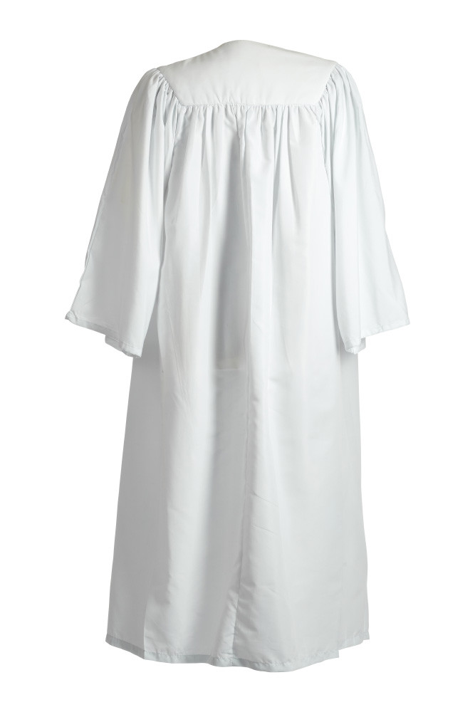 Childrens Choir Gown Age 4 5 6 7-13 Years Nursery White Kids Graduation Costume