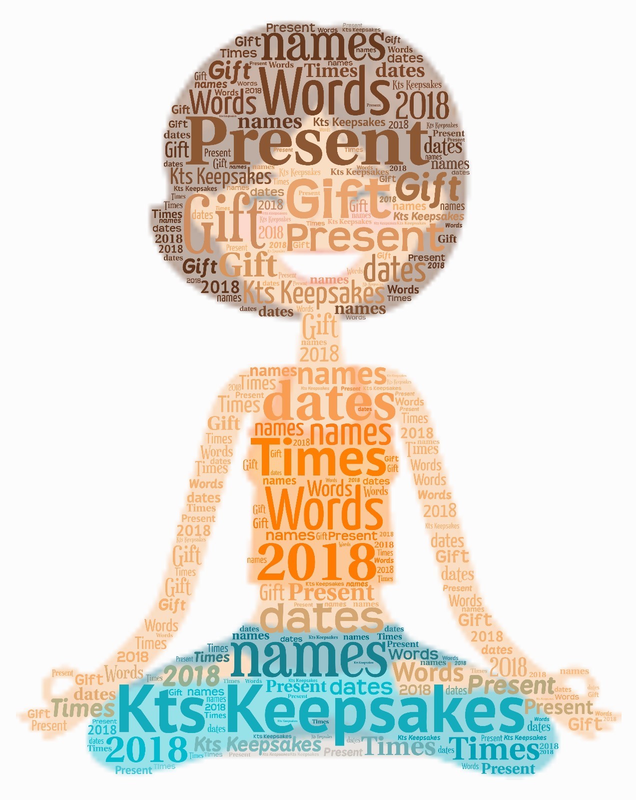 word art picture personalised gift present keepsake Yoga teacher friend motivate