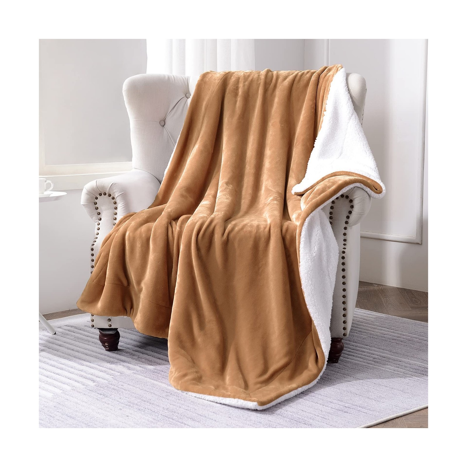 SOCHOW Sherpa Fleece Throw Blanket, Double-Sided Super Soft Lux… FAST USA SHIP