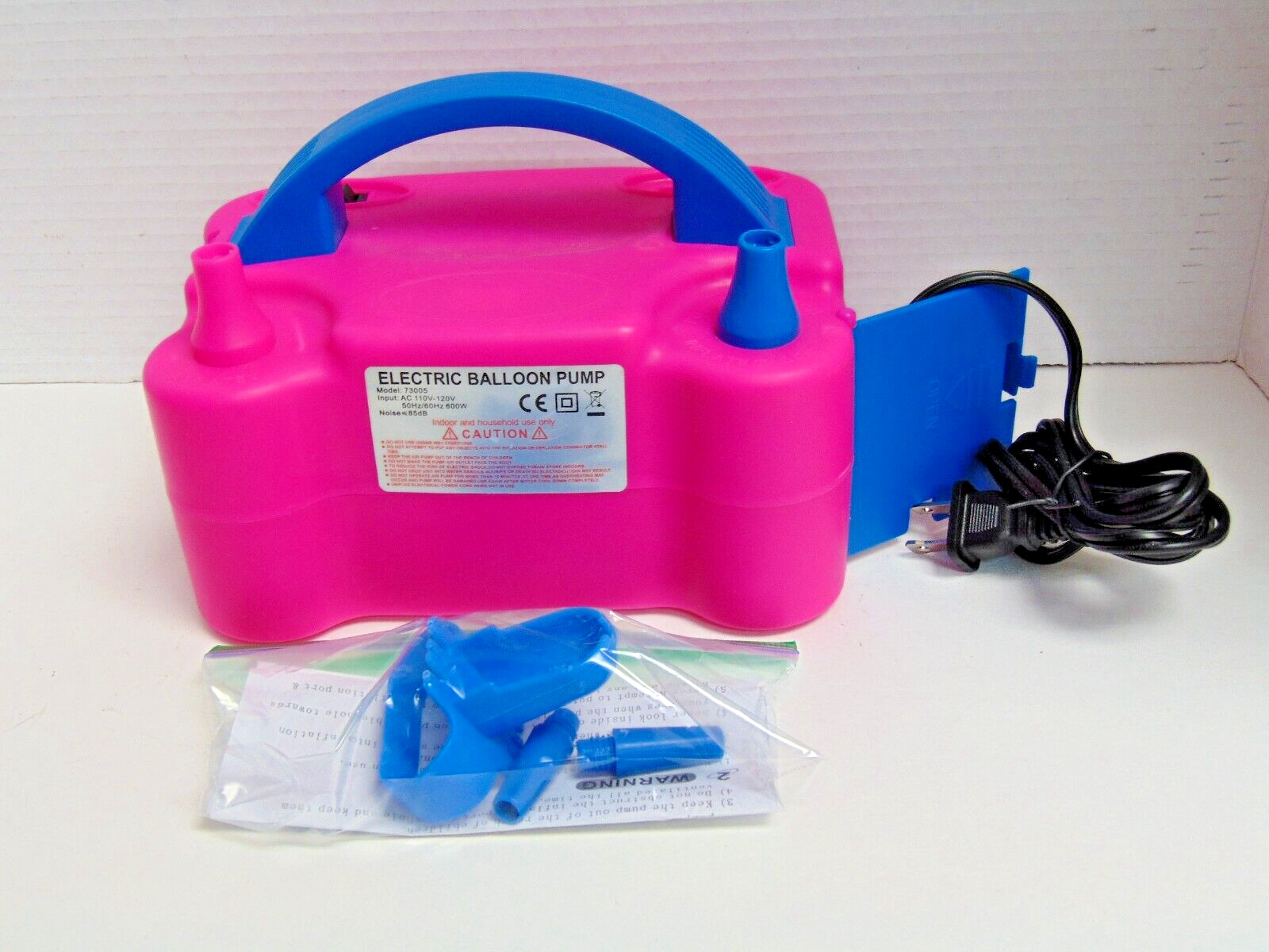 Electric Air Balloon Pump – AGPTEK – 110V 600W Portable Inflator