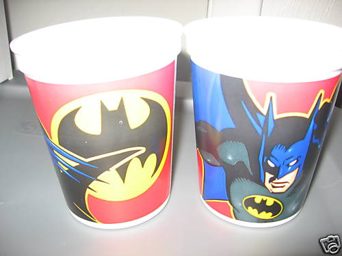 BATMAN 17oz Plastic Cups Set of 2 – Party Supplies NEW