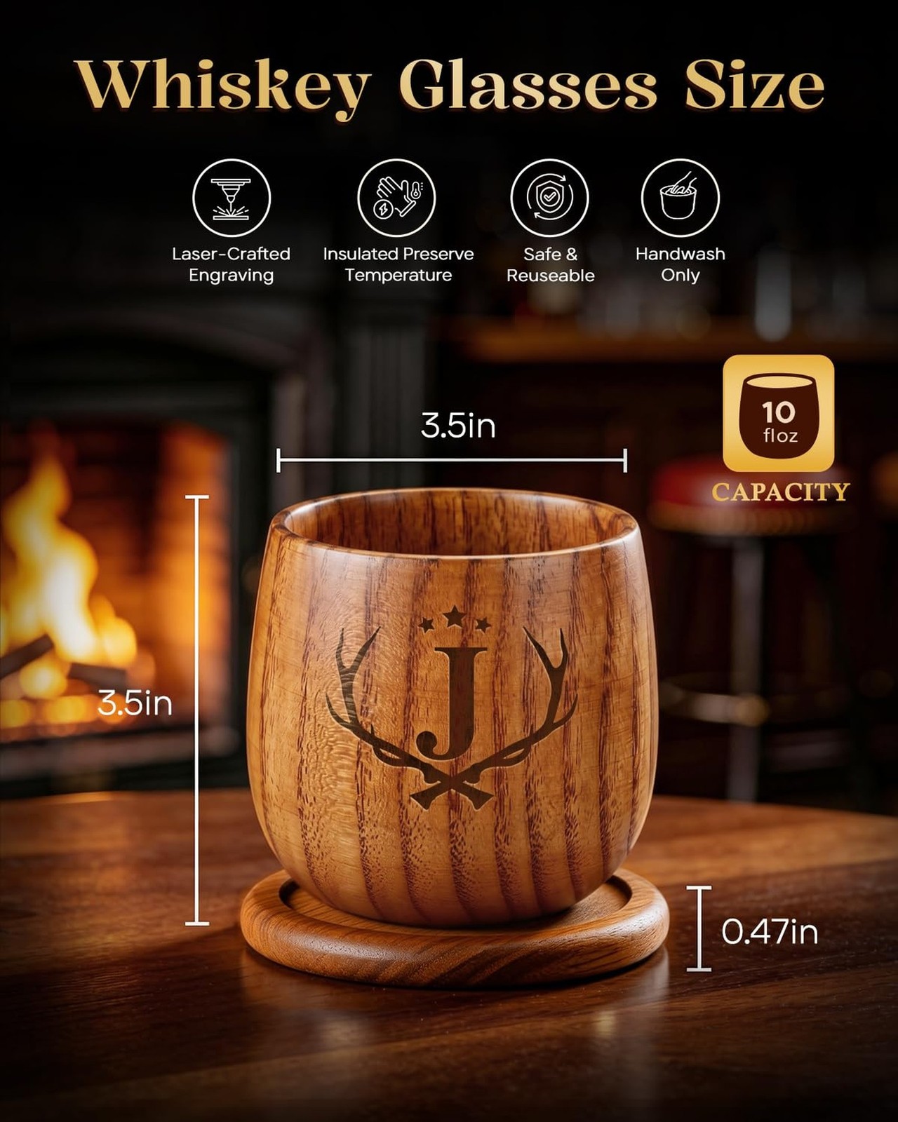 Birthday Gifts for Men Whiskey Glasses Personalized Bourbon Glasses Engraved …