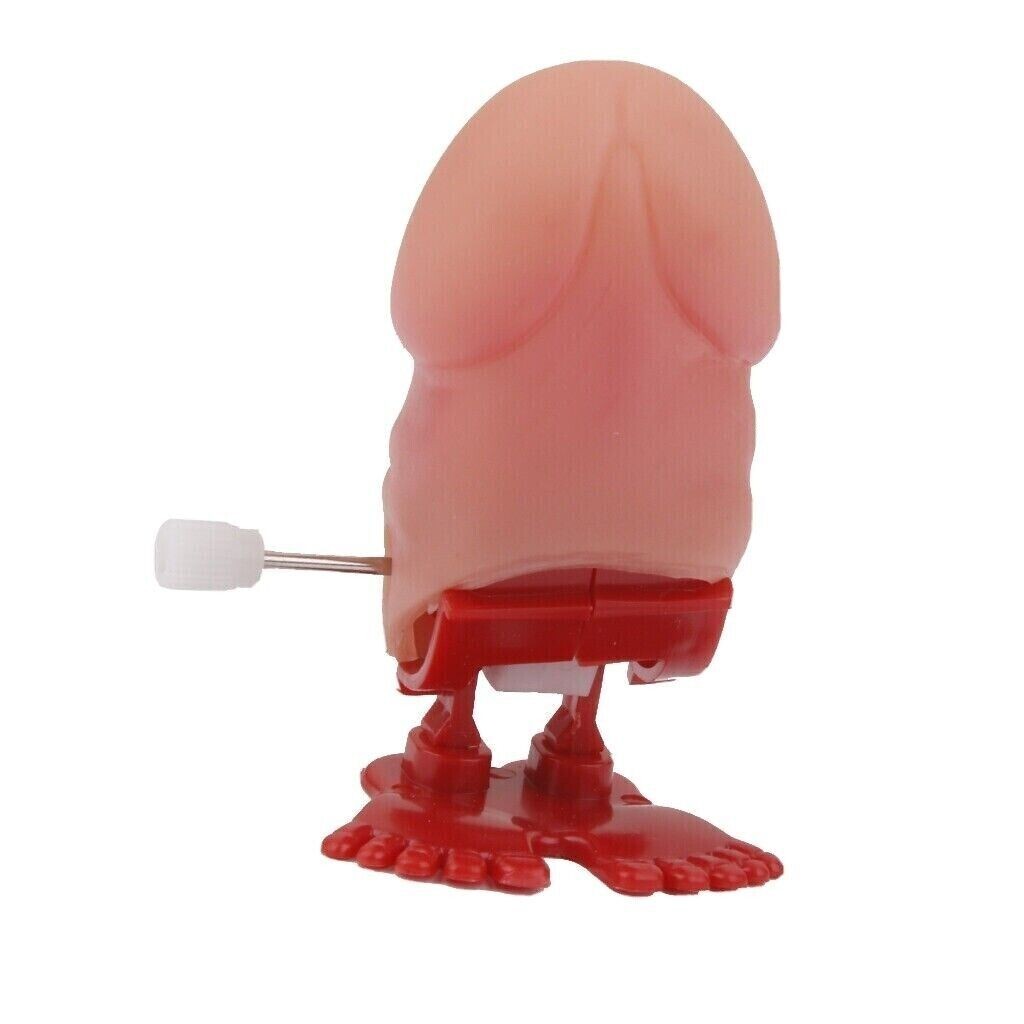 1 Jumping Boobie & 1 Pecker – Wind up Set – Funny Hen Party Novelty Adult Gift