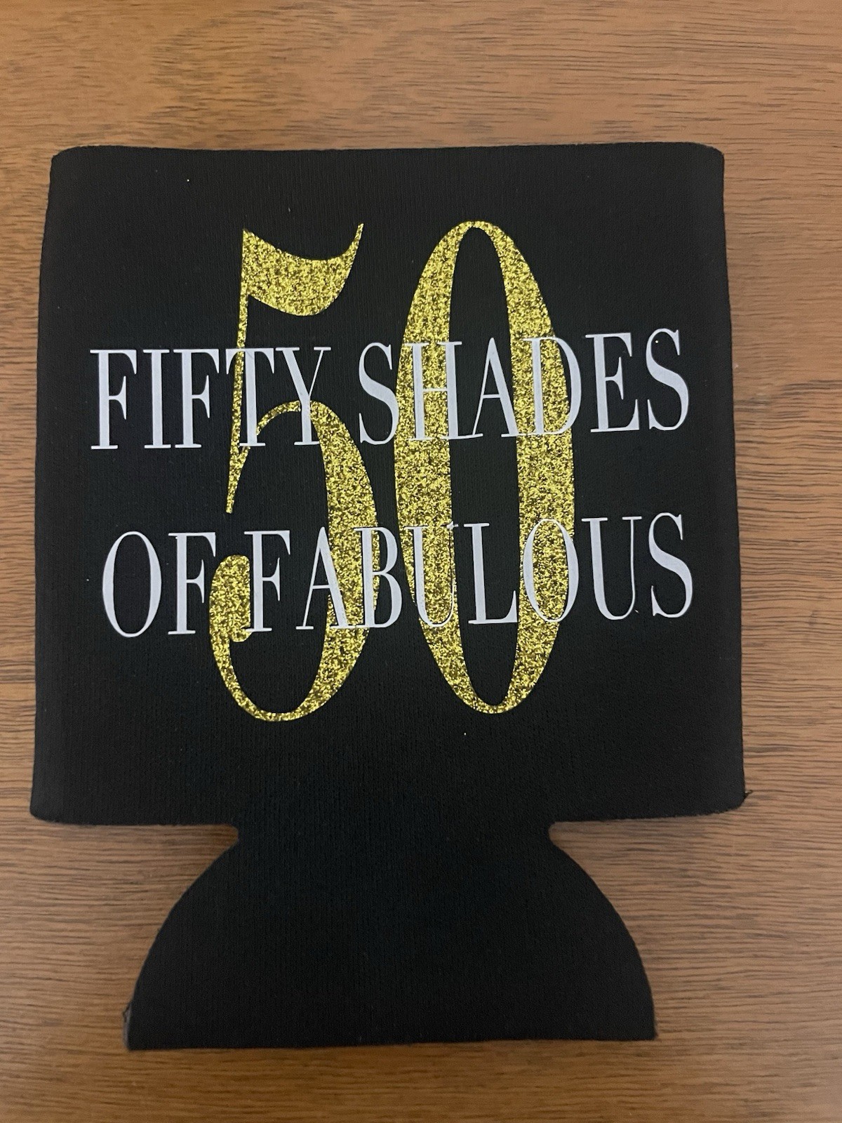 50 Shades of Fabulous Can Koozies for 50th Birthday Party Favors, Quantity 25
