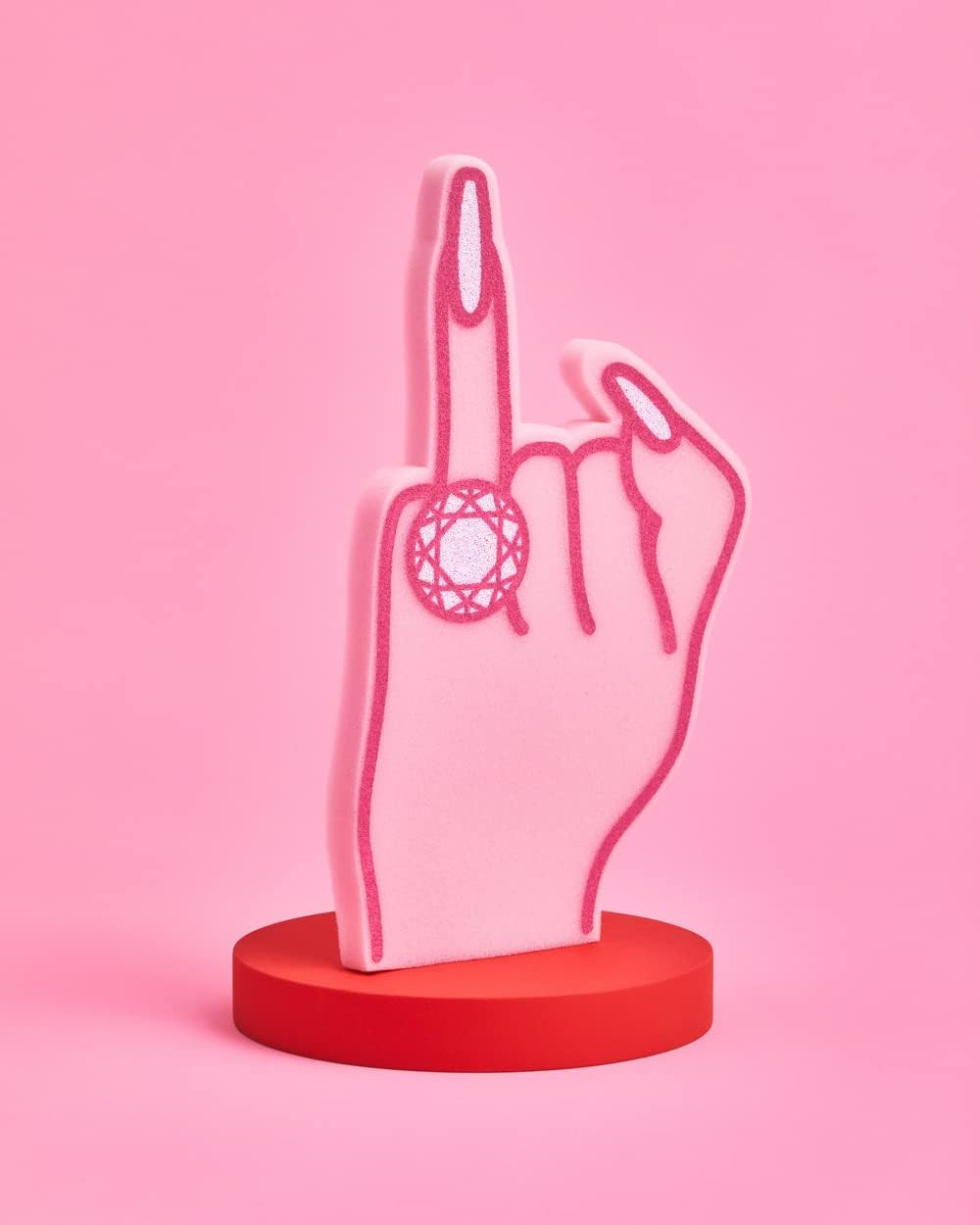 XL Engaged Foam Ring Finger for Bachelorette Party Bride To Be Decor