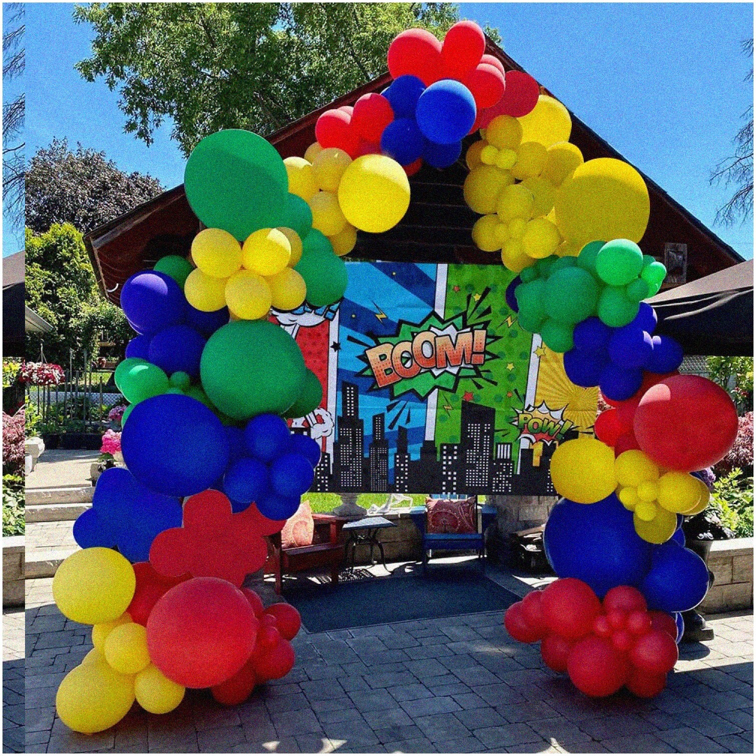 Superhero Balloon Garland Kit for Party Decor
