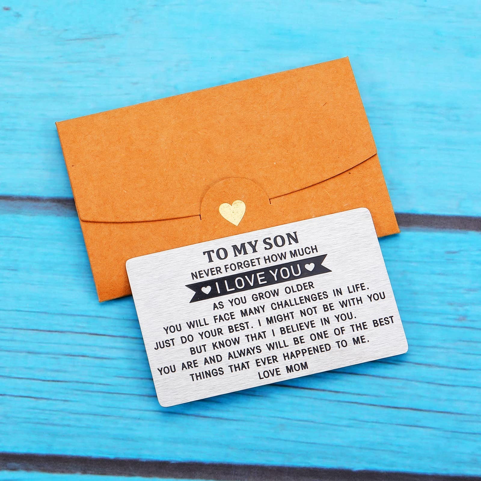 ZZP Gifts for College Son, Valentines Day Gifts for Boys 8-12 Son, Son Wallet…